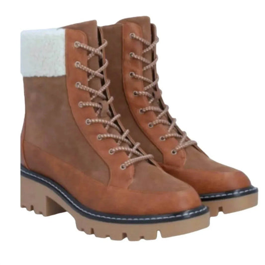 Damen-Stiefelette Alexa aus Leder zum Schnüren