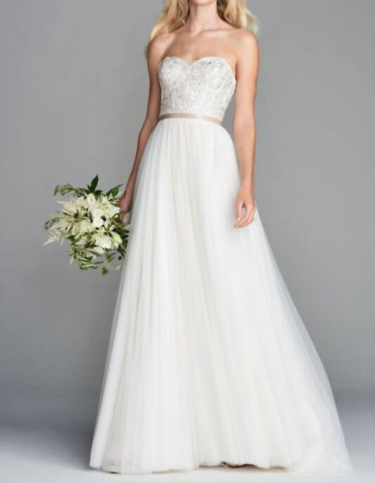 Yvaine Strapless A-line Bridal Dress