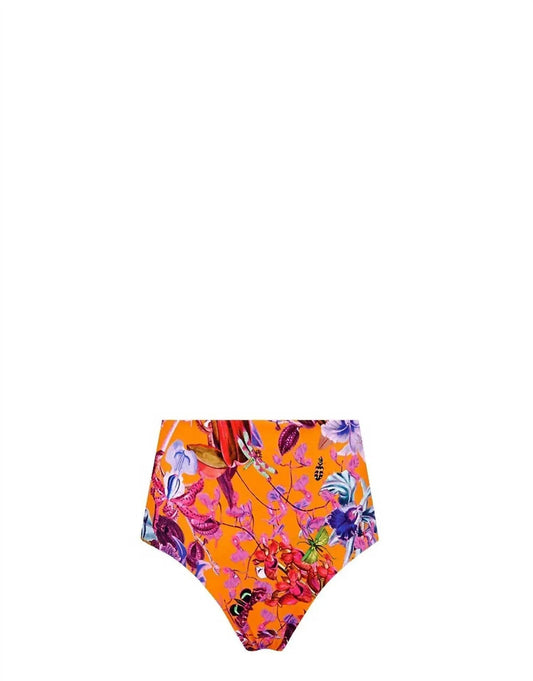 Women's Reversible Compression High Waist Bikini Bottom