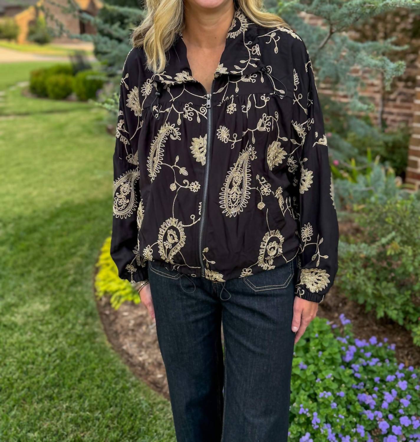 Paisley-Windjacke