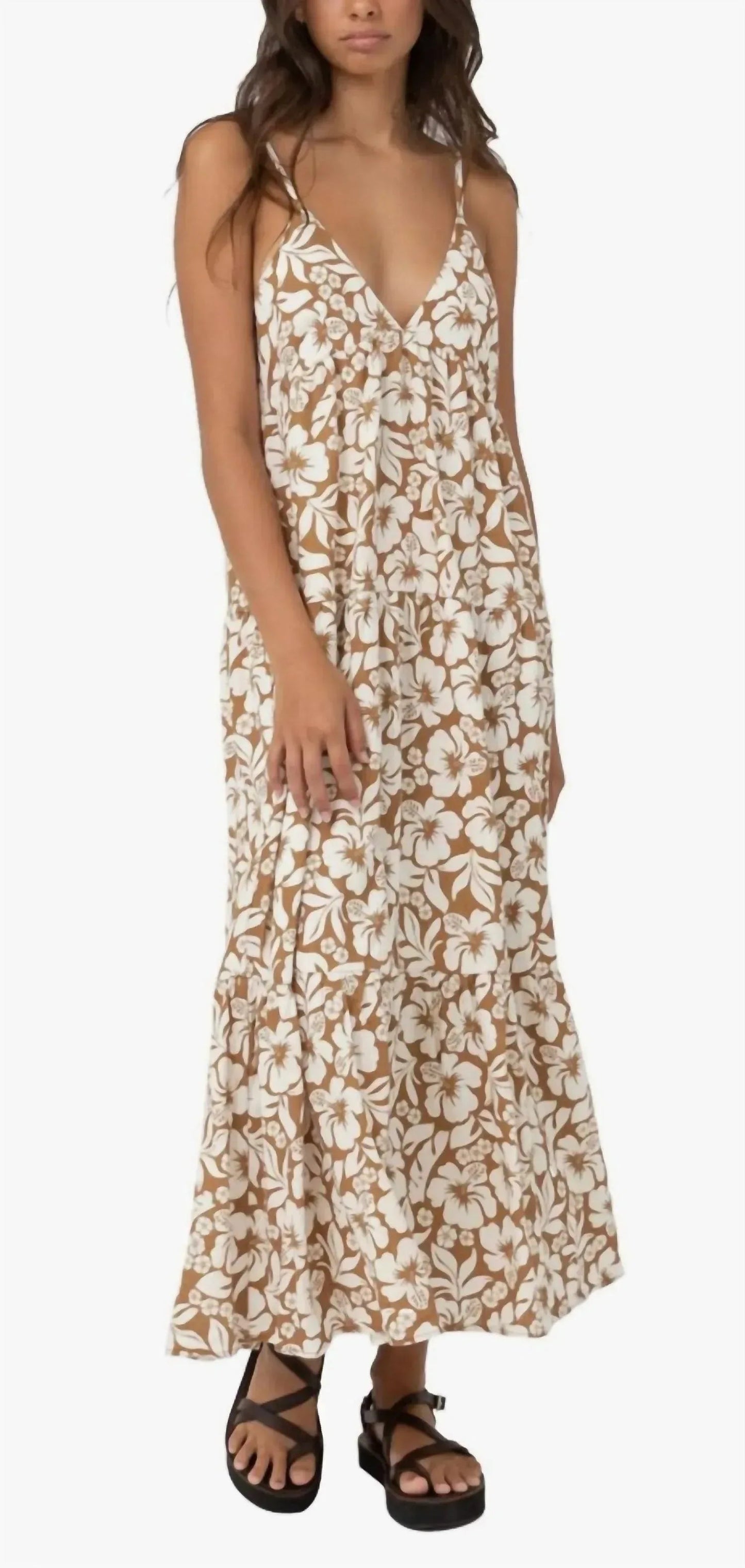 Pacific Tiered Midi Dress