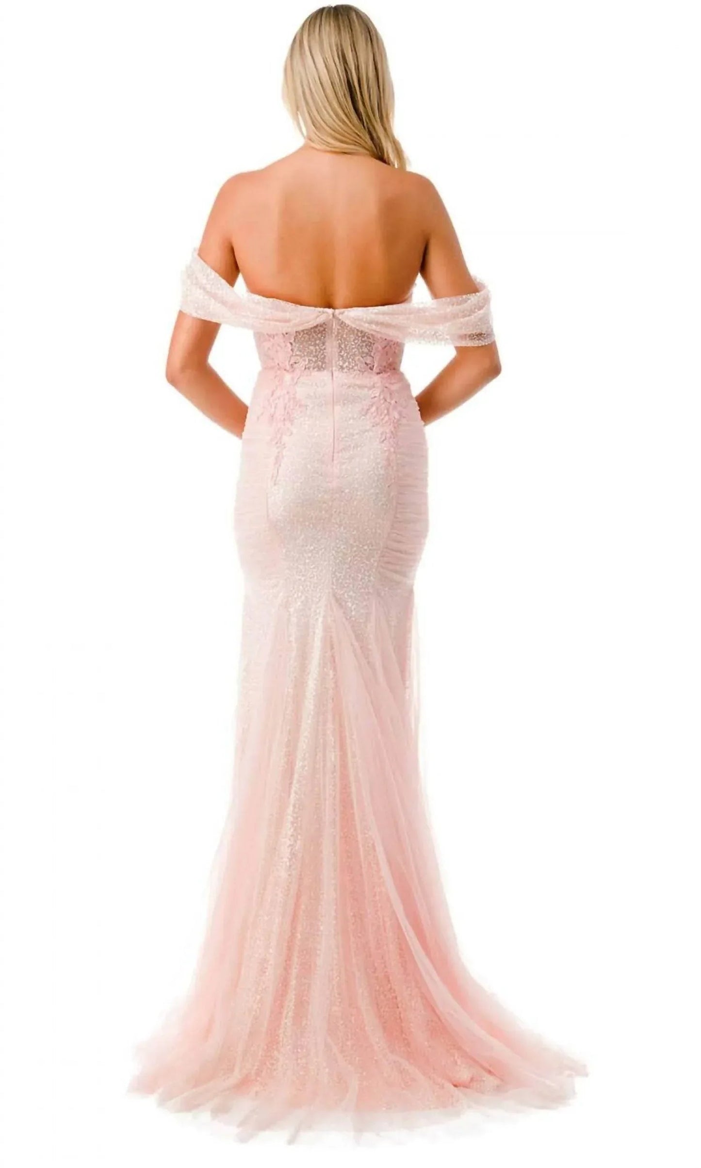 Abendkleid Rosé