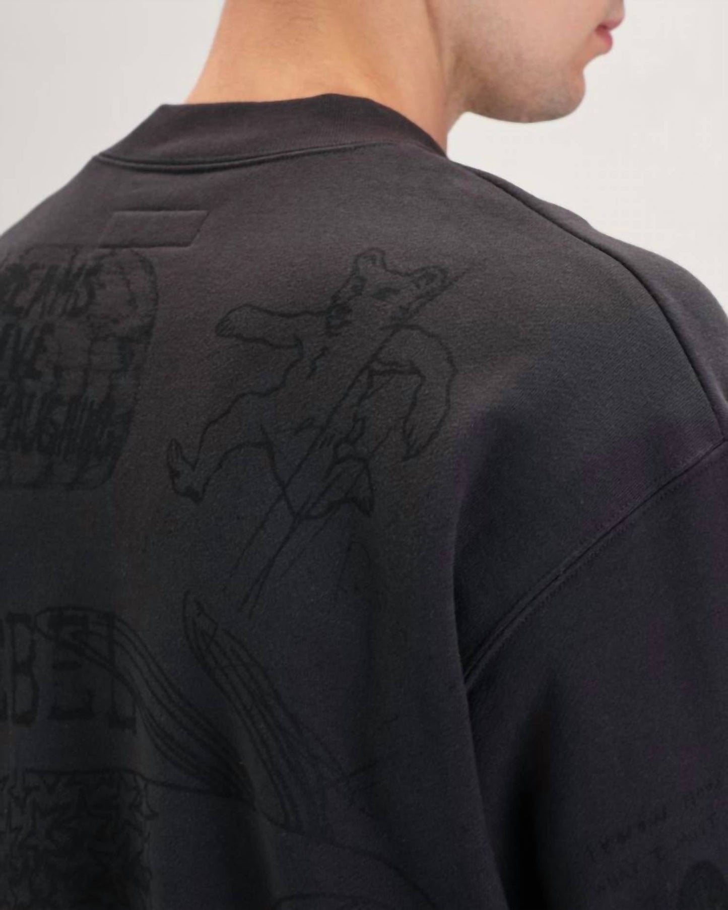 Semester Embroidery Pullover Cotton Sweatshirt