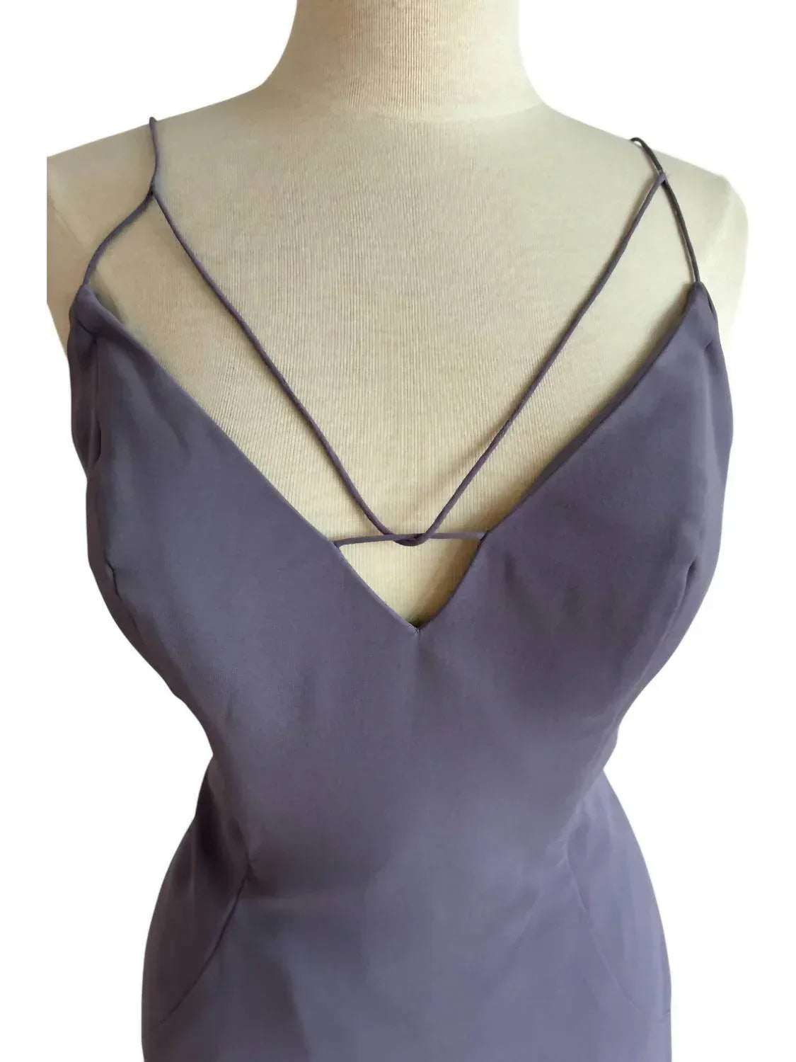 Damen-Kleid mit überkreuztem Oberteil