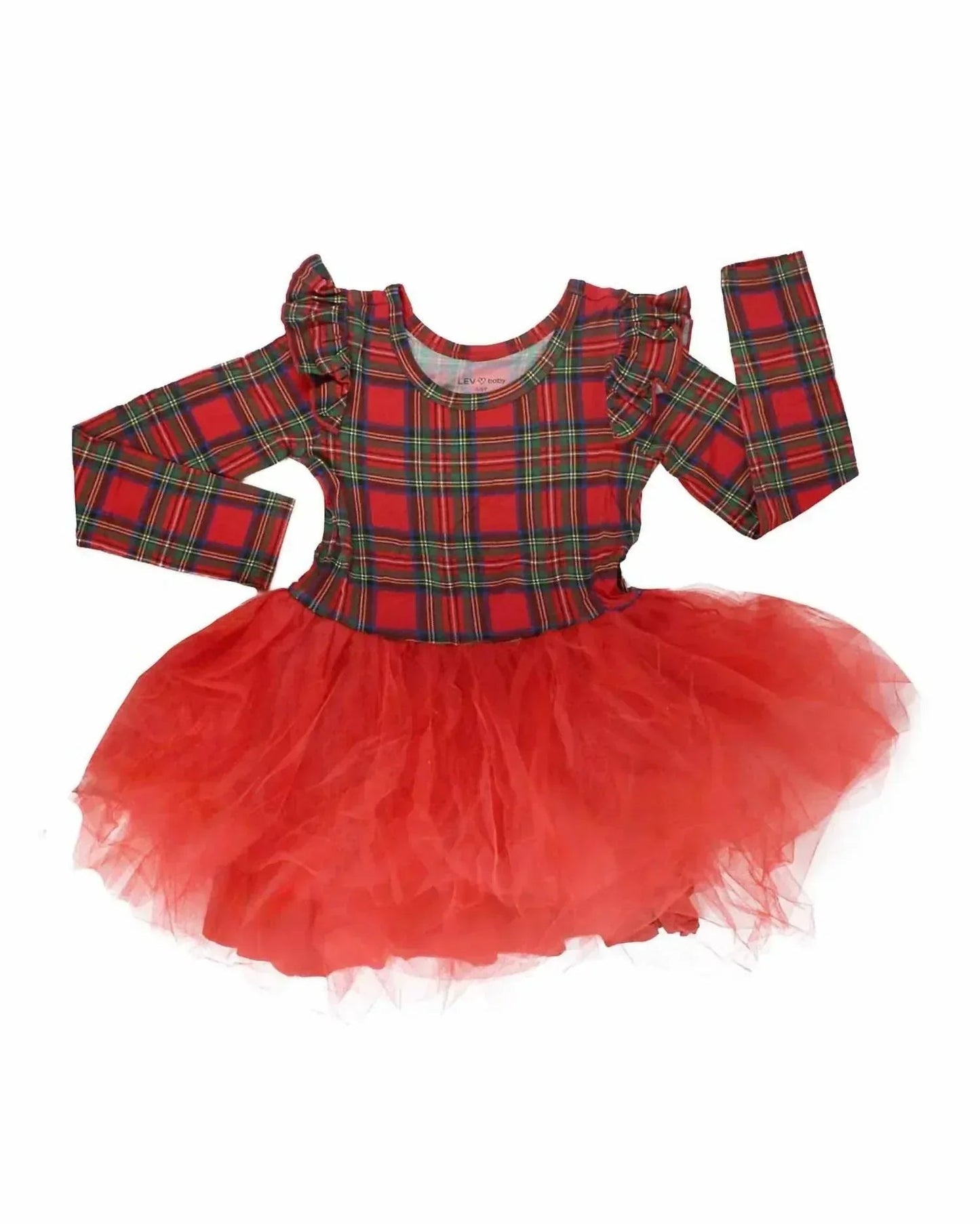 Plaid December Tutu Dress