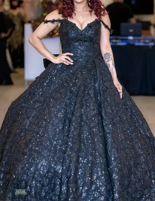 Ebony Sweetheart Ball Gown