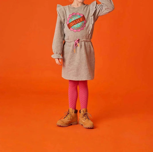 Mädchen Pullover mit Blumen-Logo Djane Kleid