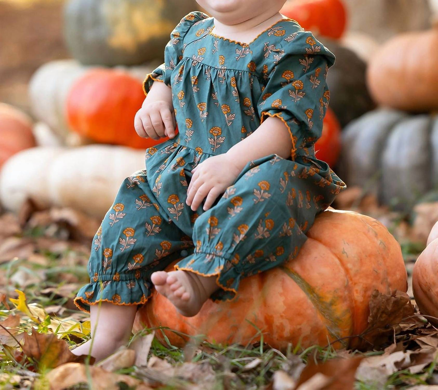 Girl's Autumn Ivy Romper