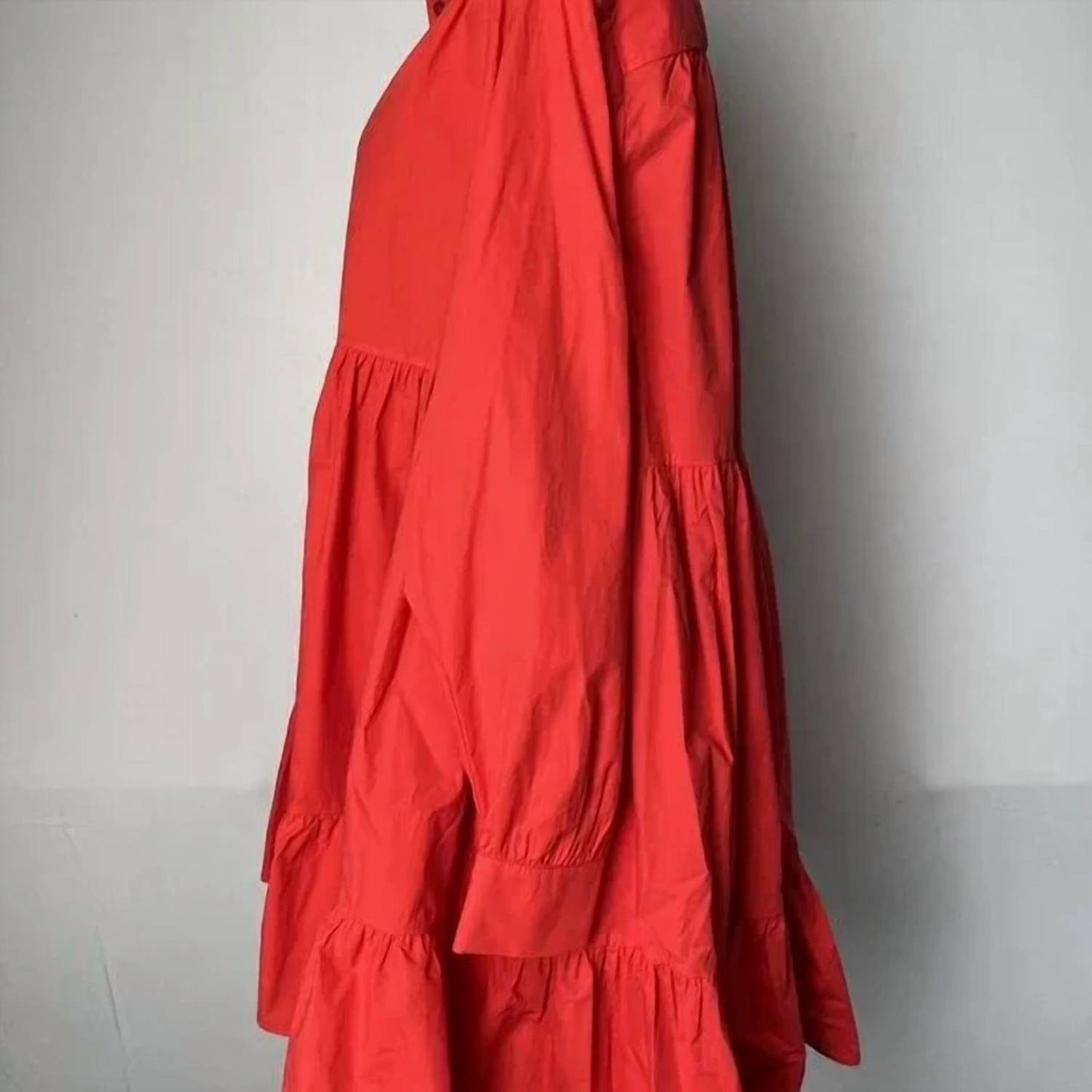 Women’s Tiered Ruffle Shirt Dress