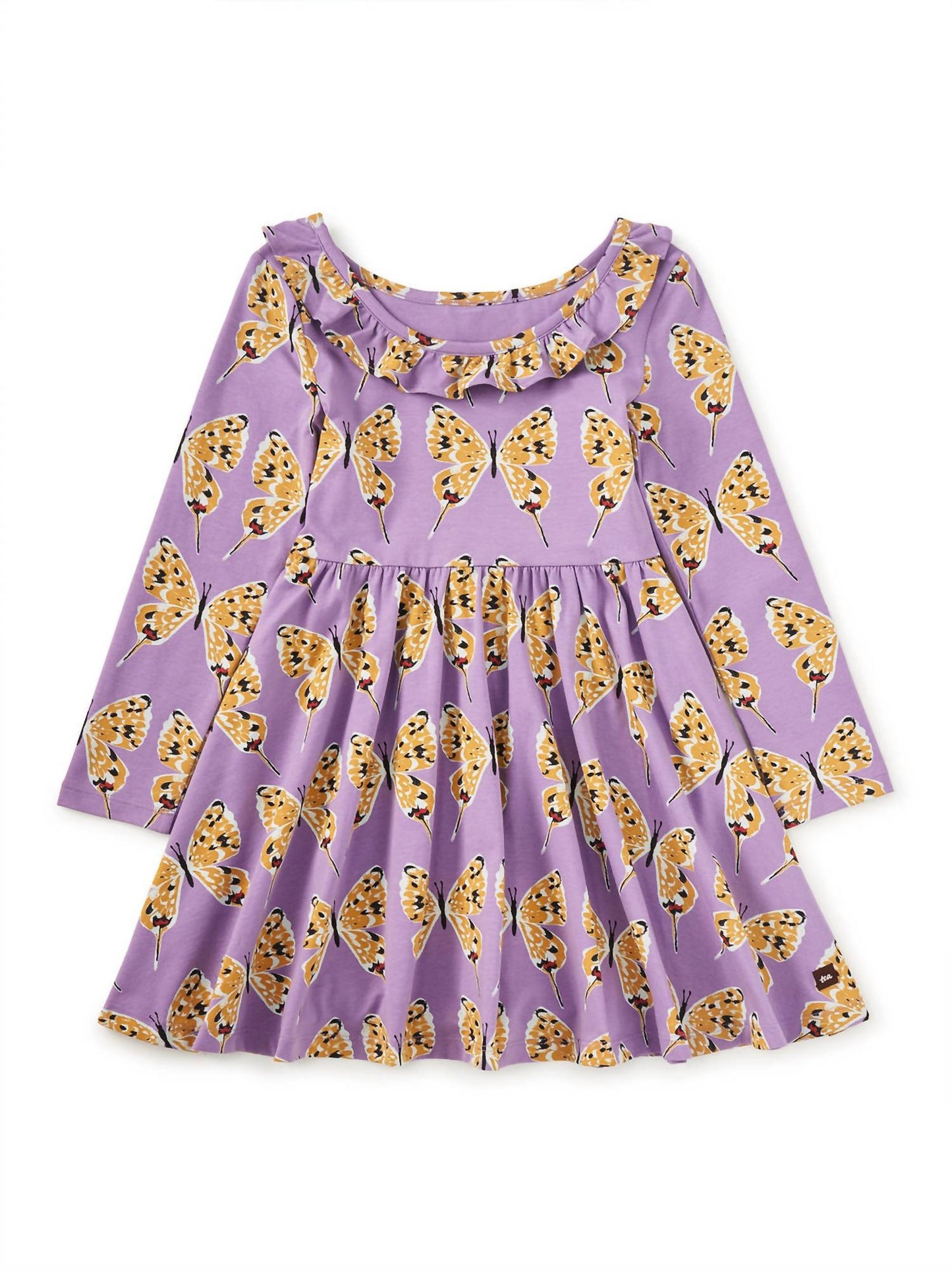Girl's Ruffle Collar Ballet Dress