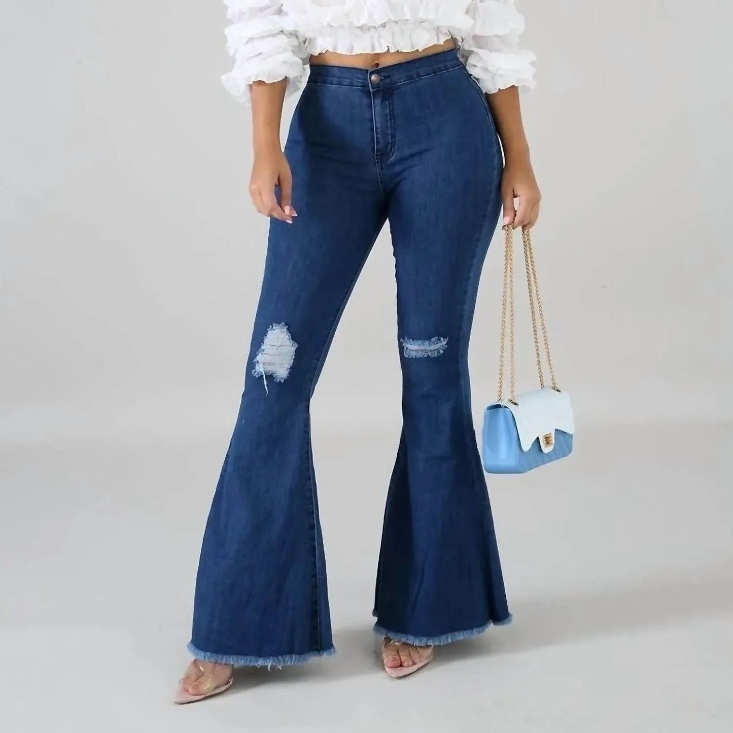 Back To My Roots Flare Jeans - Plus
