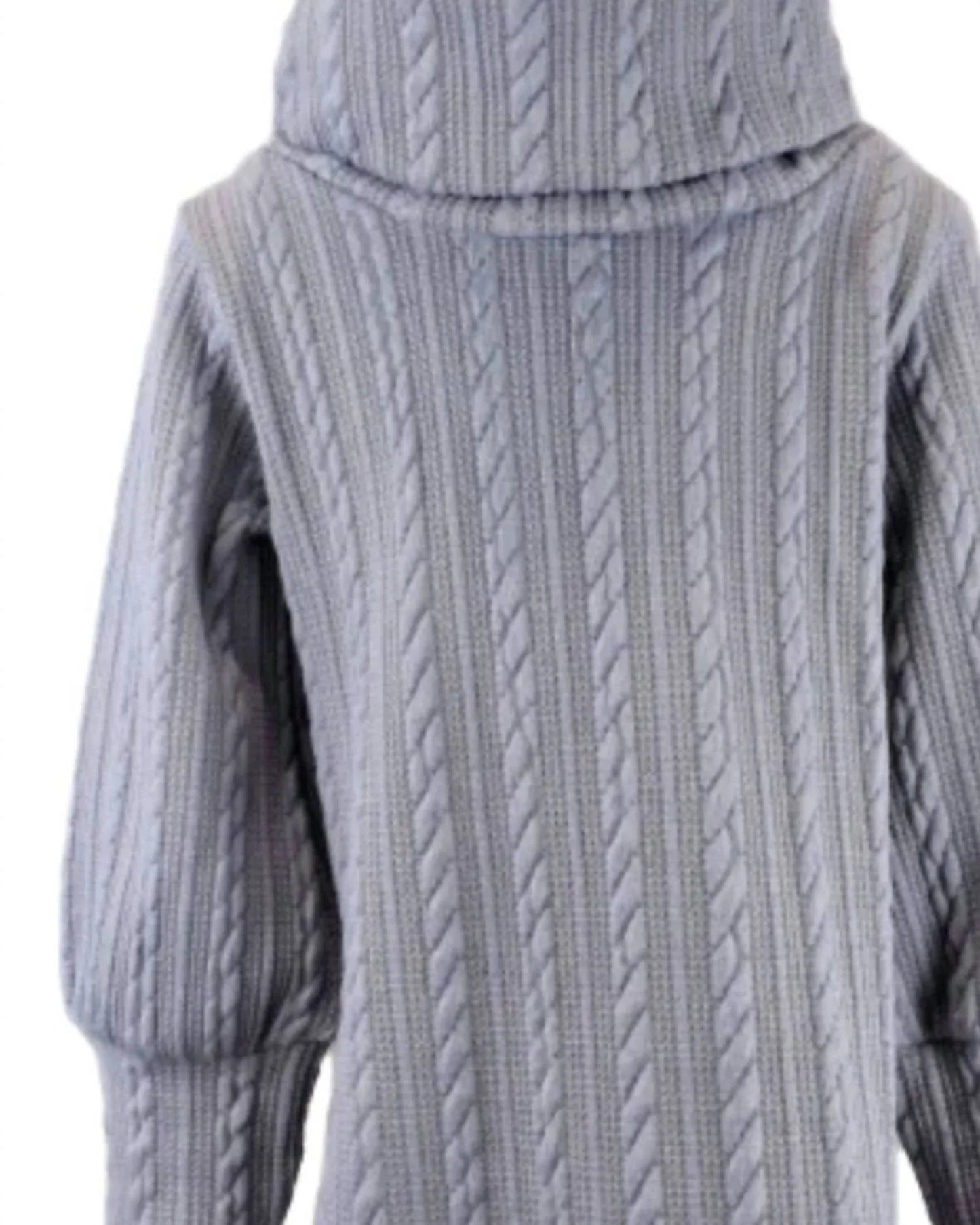 Women's Cowlneck Cable Knit Sweater