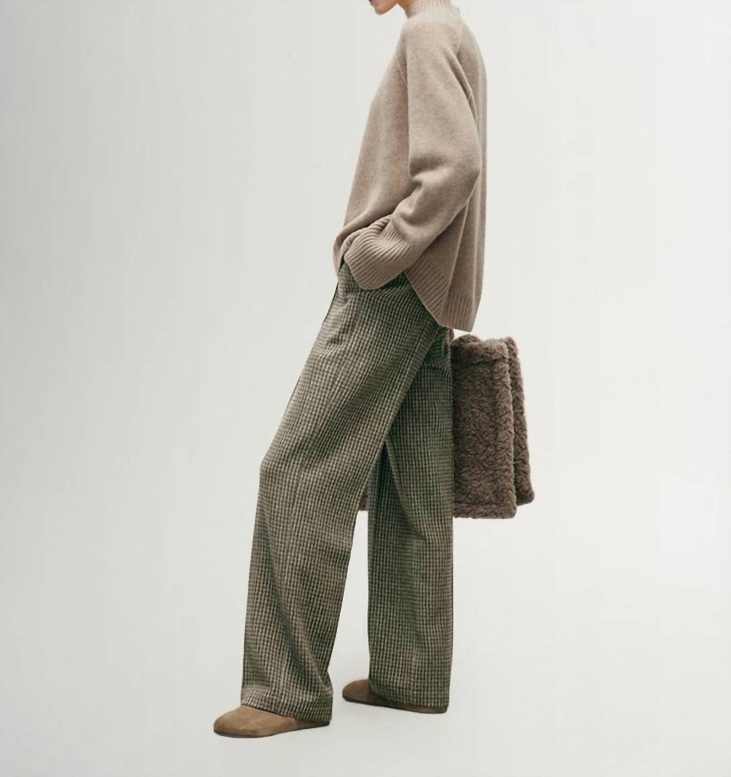 Rollkragenpullover aus Kaschmir mit lockerer Passform