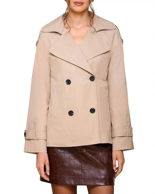 Cropped Trench Coat
