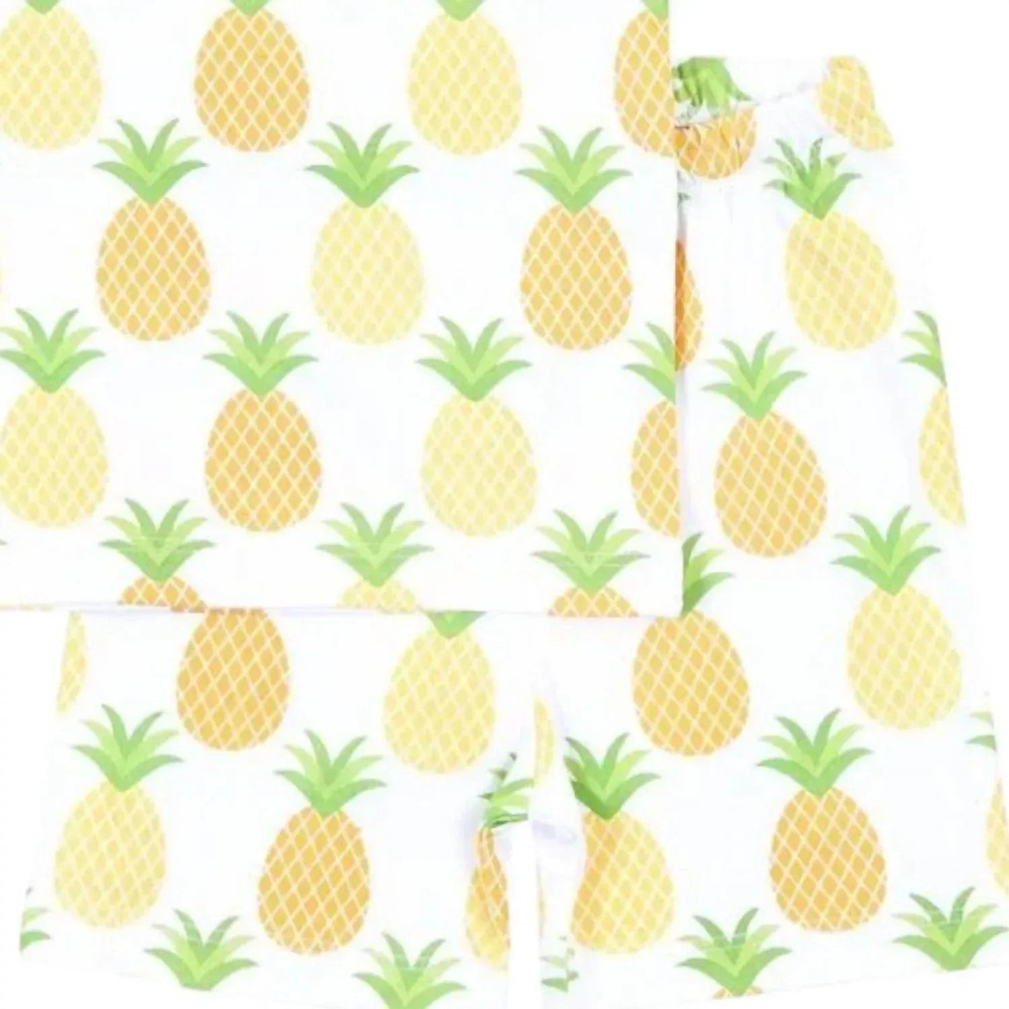 Mädchen Pyjama-Set mit Ananas-Print, kurz
