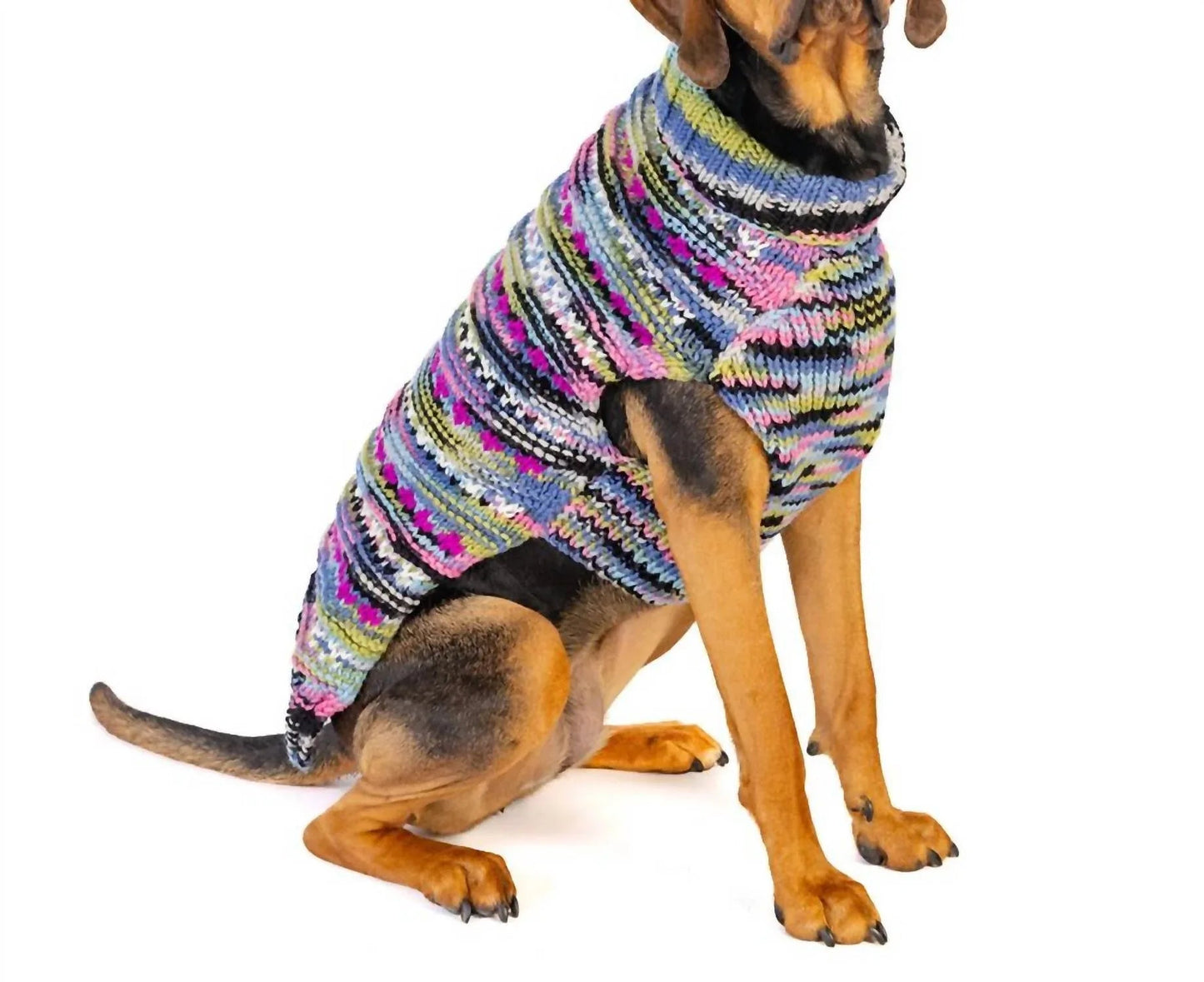 Lila Woodstick Hundepullover