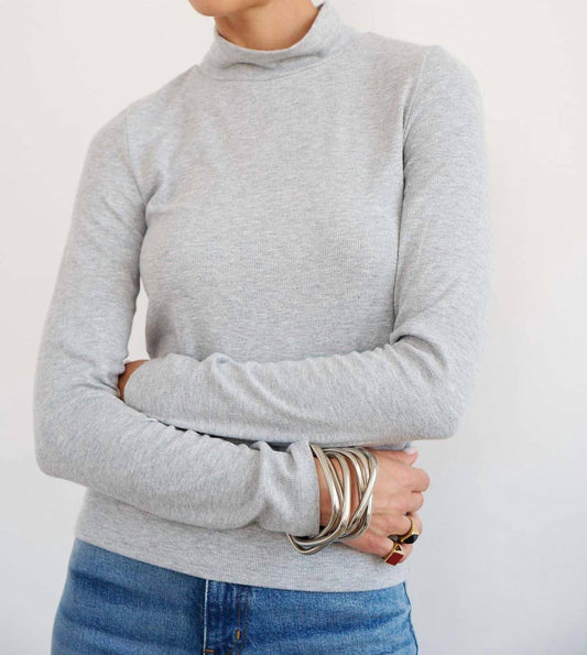 The Mock Neck Tee