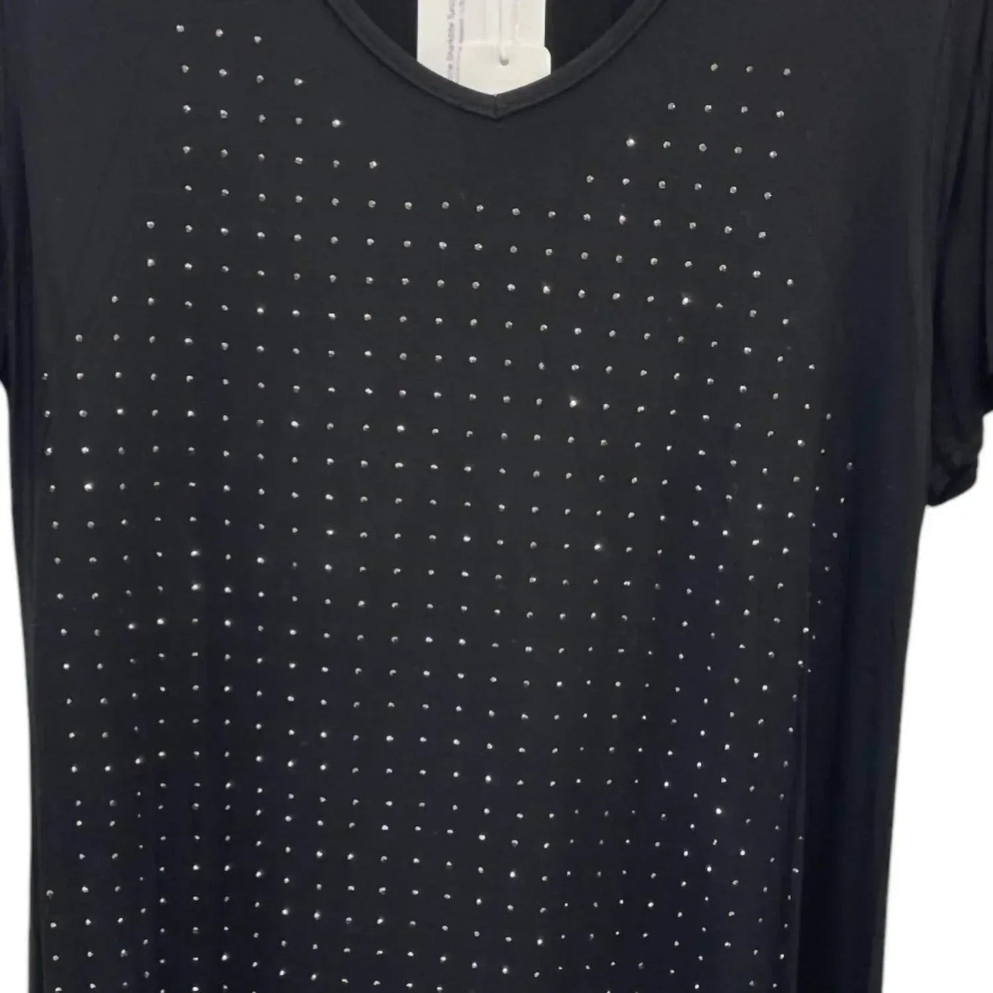 Damen-Strass-Tunika mit Zipfelsaum