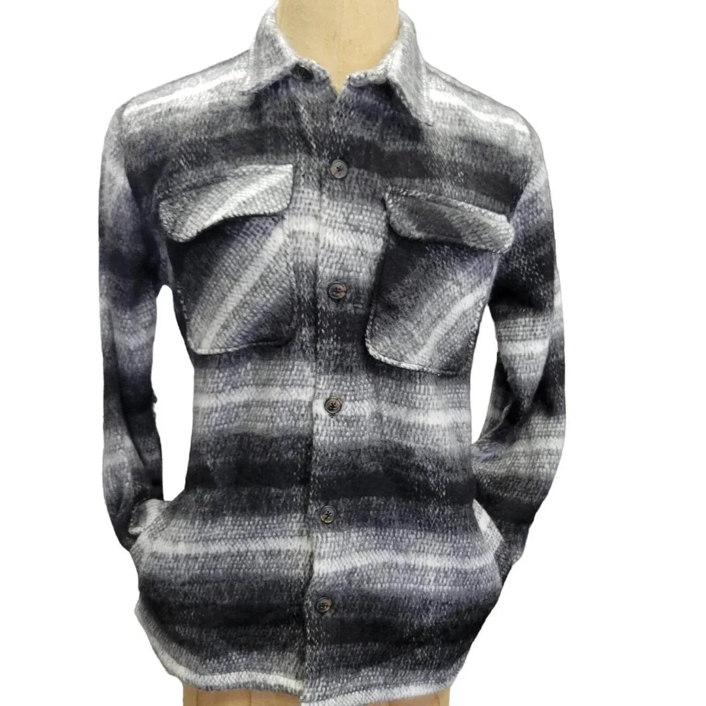 Men's Cotton Polyester Shirt Jacket