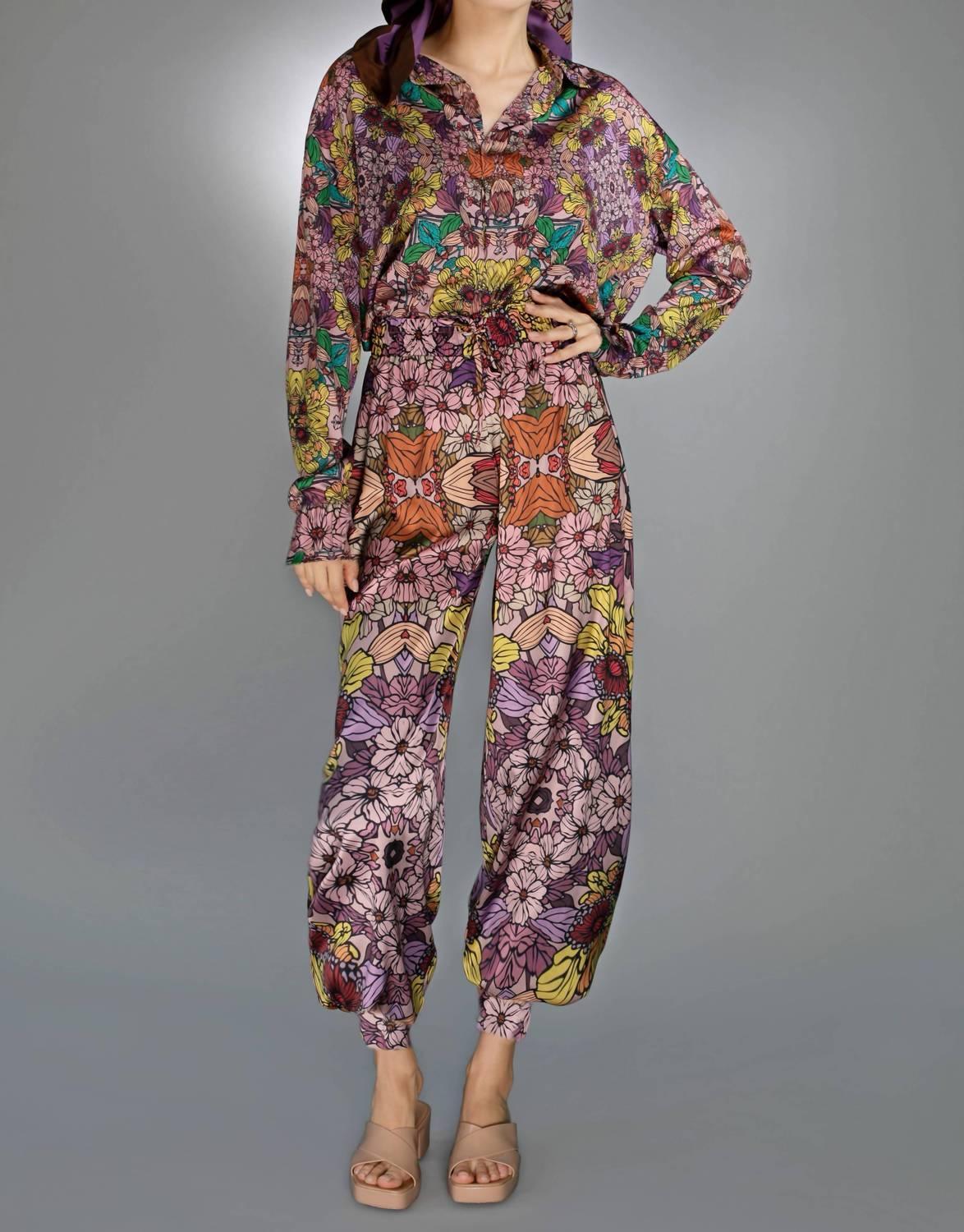 Drape Cropped Pants