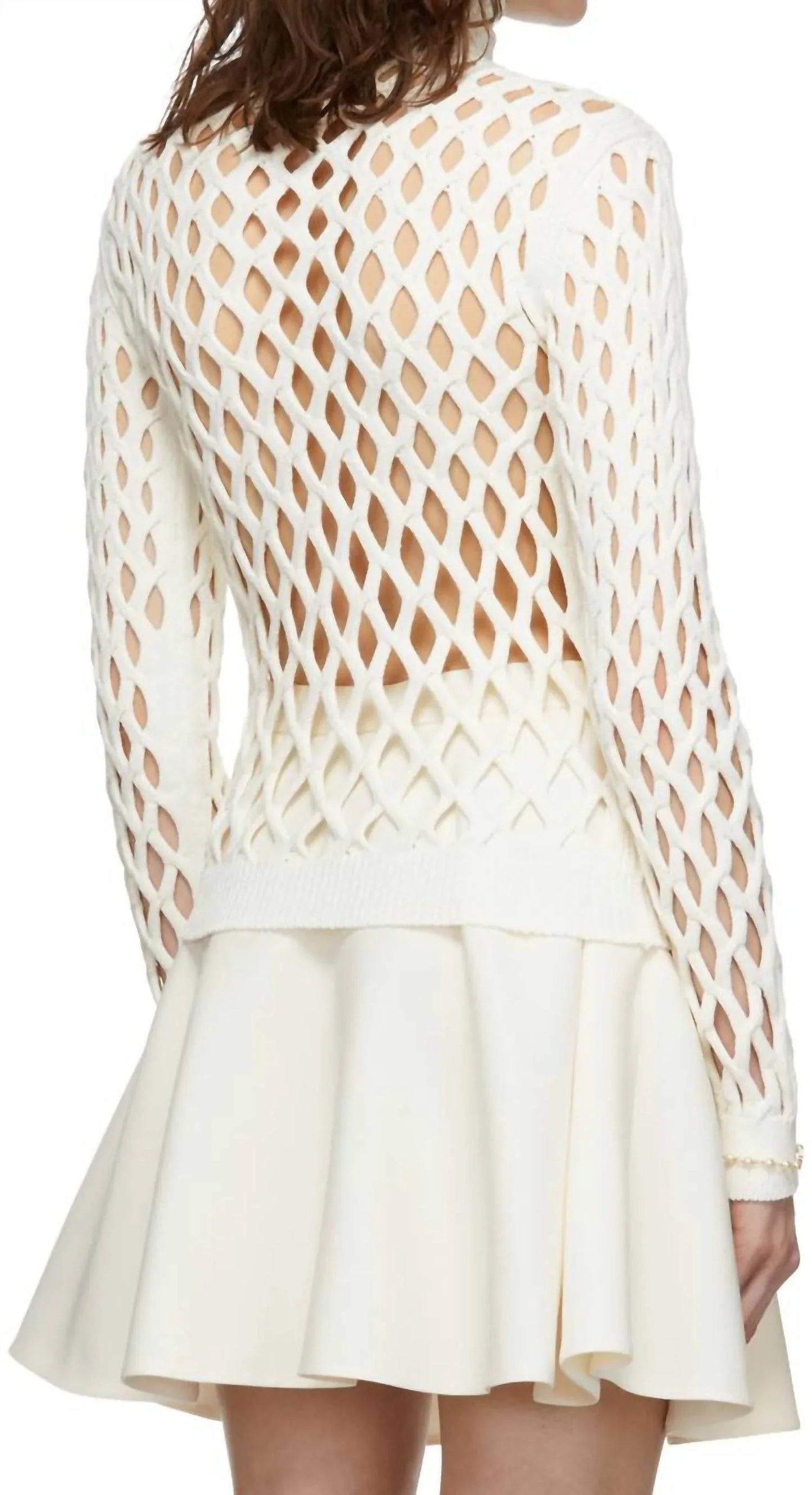 Cut-out Knitted Top
