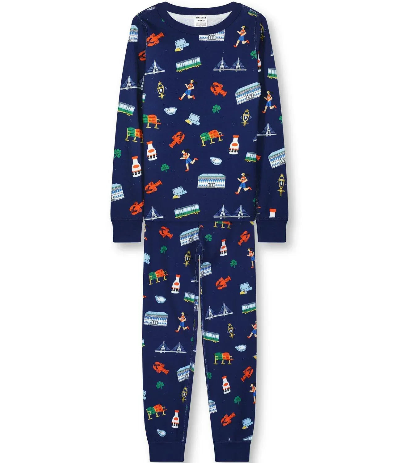 Jungen-Schlafanzugset „Goodnight Boston“