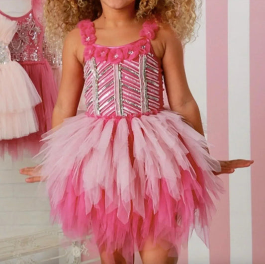 Mädchen Ärmelloses Tutu-Kleid Emma
