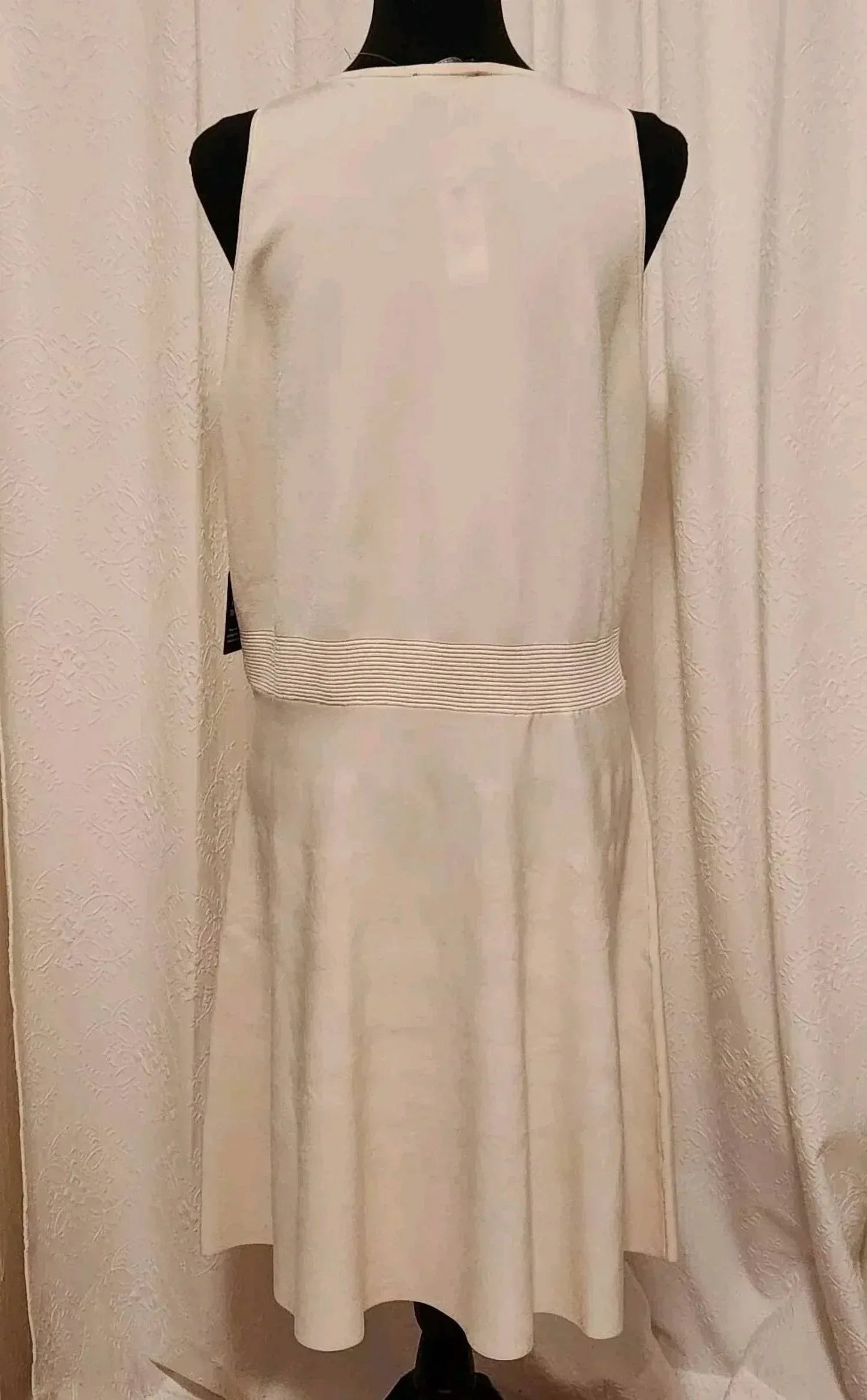 Women's Sleeveless Knit A-line Dress