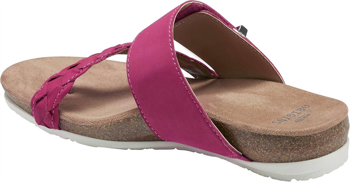 Onida Slip-on Sandalen aus Leder für Damen