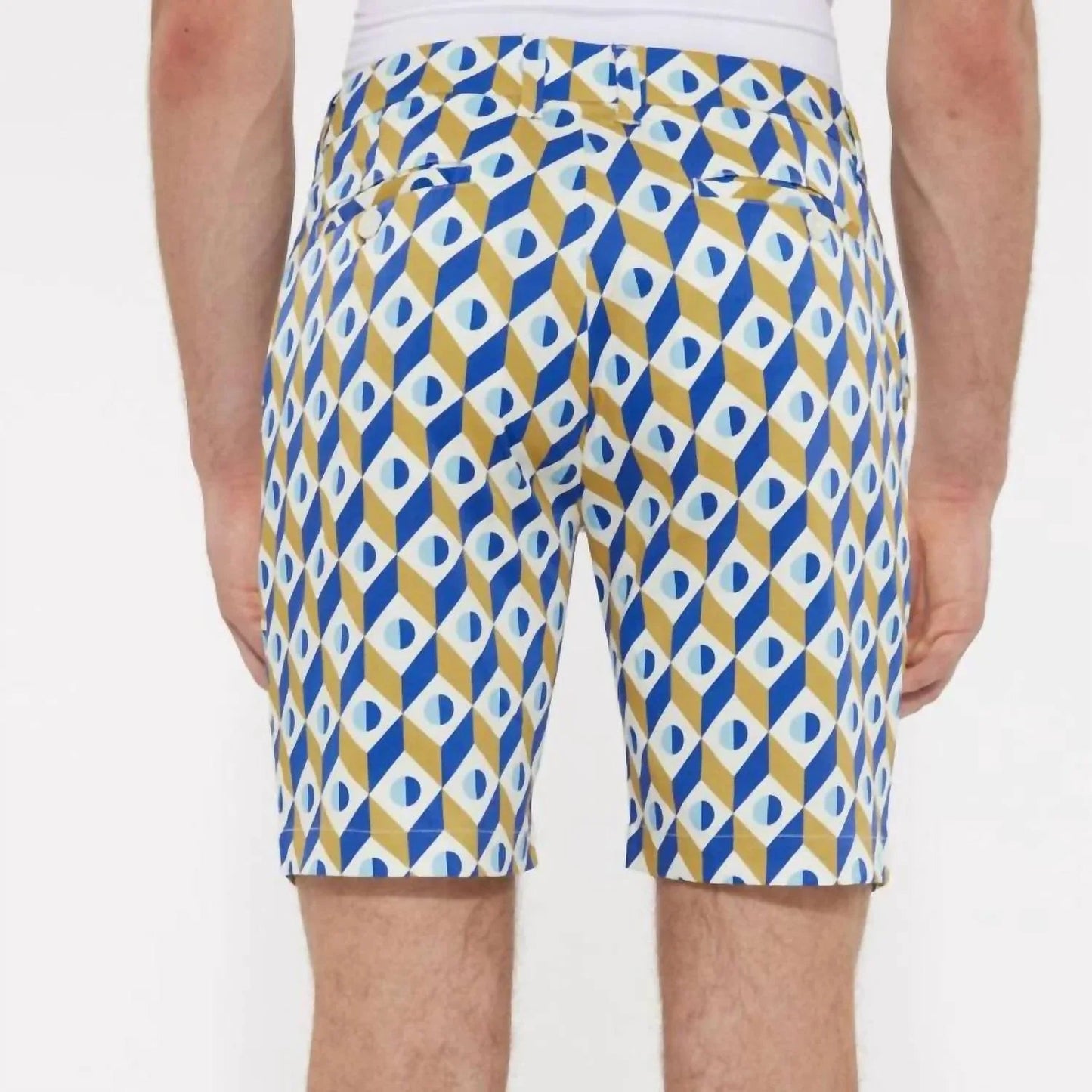 Herren-Shorts aus Webstoff mit Print