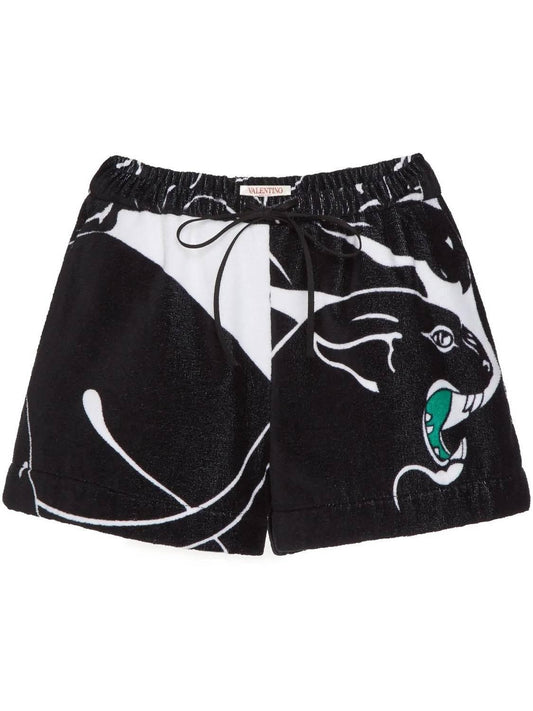 Women's Panther Terry Cloth Shorts
