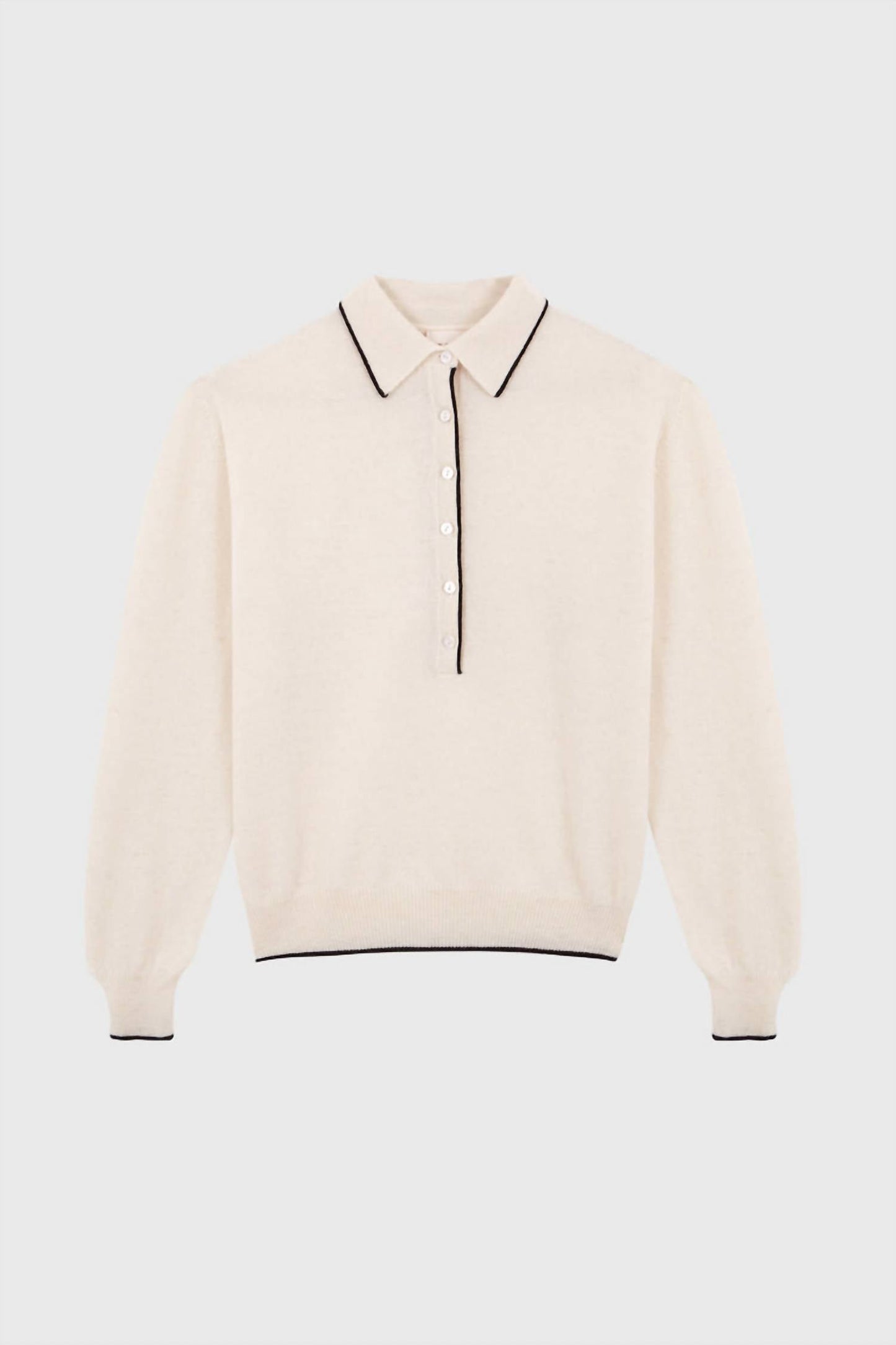 Kaschmir-Polo-Pullover