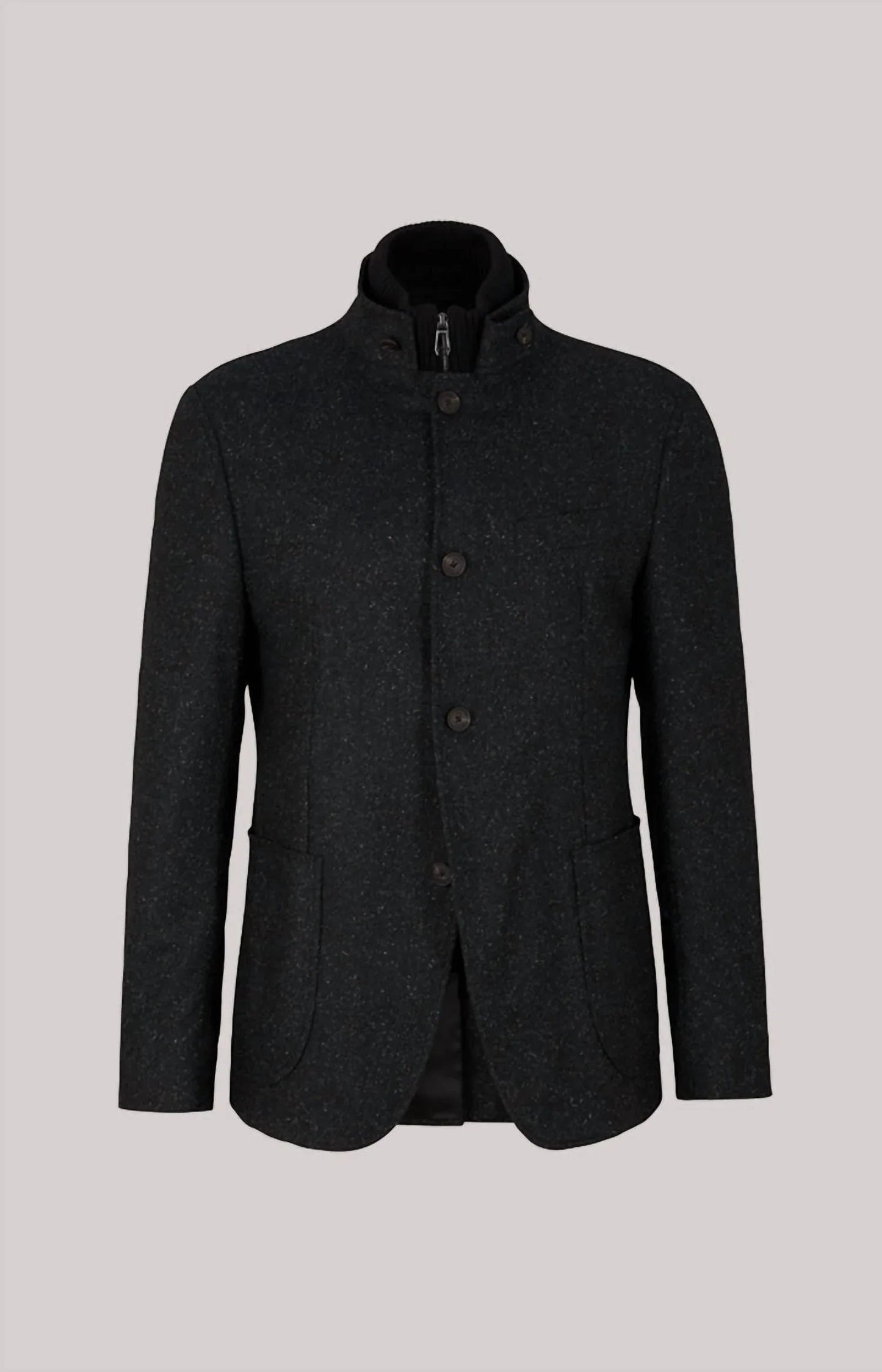 Hectar Wool & Silk Marled Field Coat