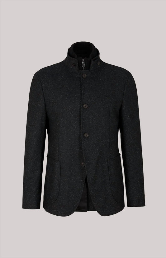 Hectar Field Coat aus Wolle und Seide mit Melange-Effekt