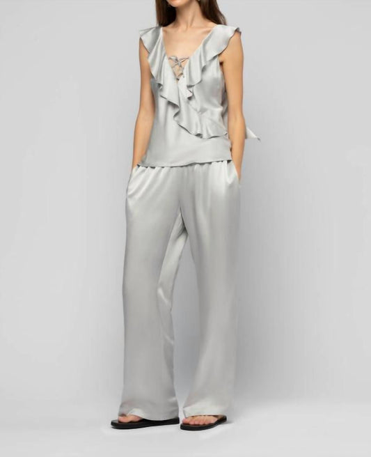 Barabelle Silk Wide Leg Pants