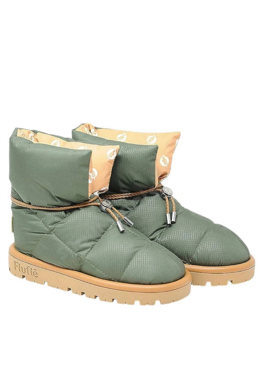 Women's Shiny Pillow Boot
