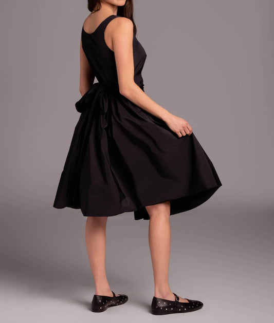 Midi-Taftkleid