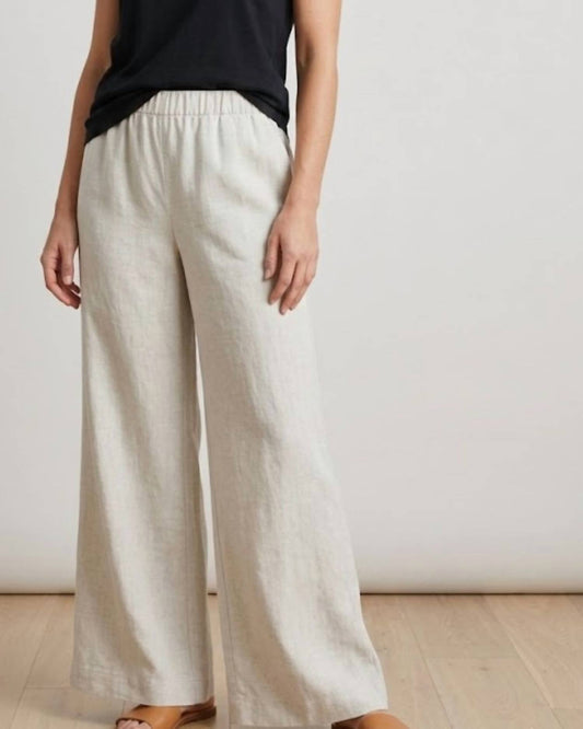 Classic Wide Leg Linen Pant