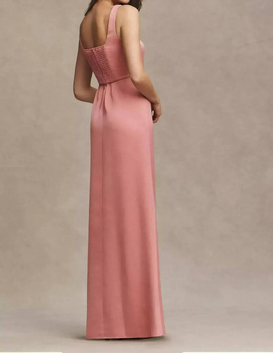 Sophia Satin-Maxikleid