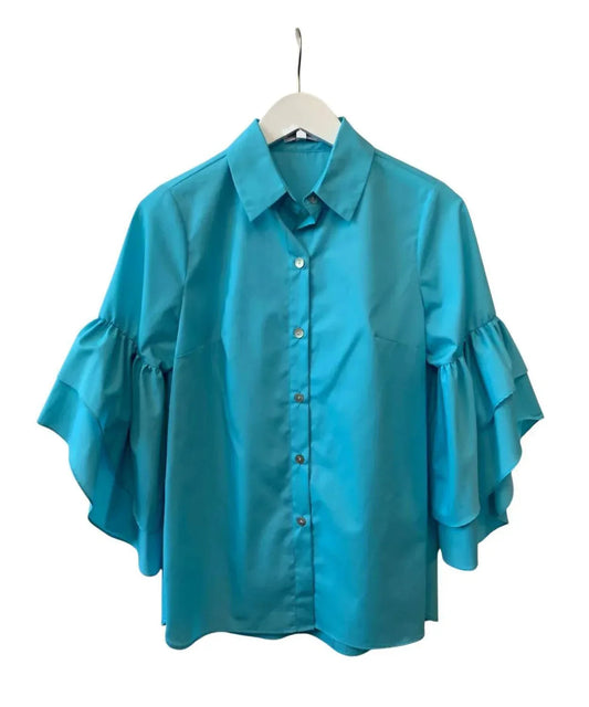 CAMELLIA TIER SLEEVE SHIRT