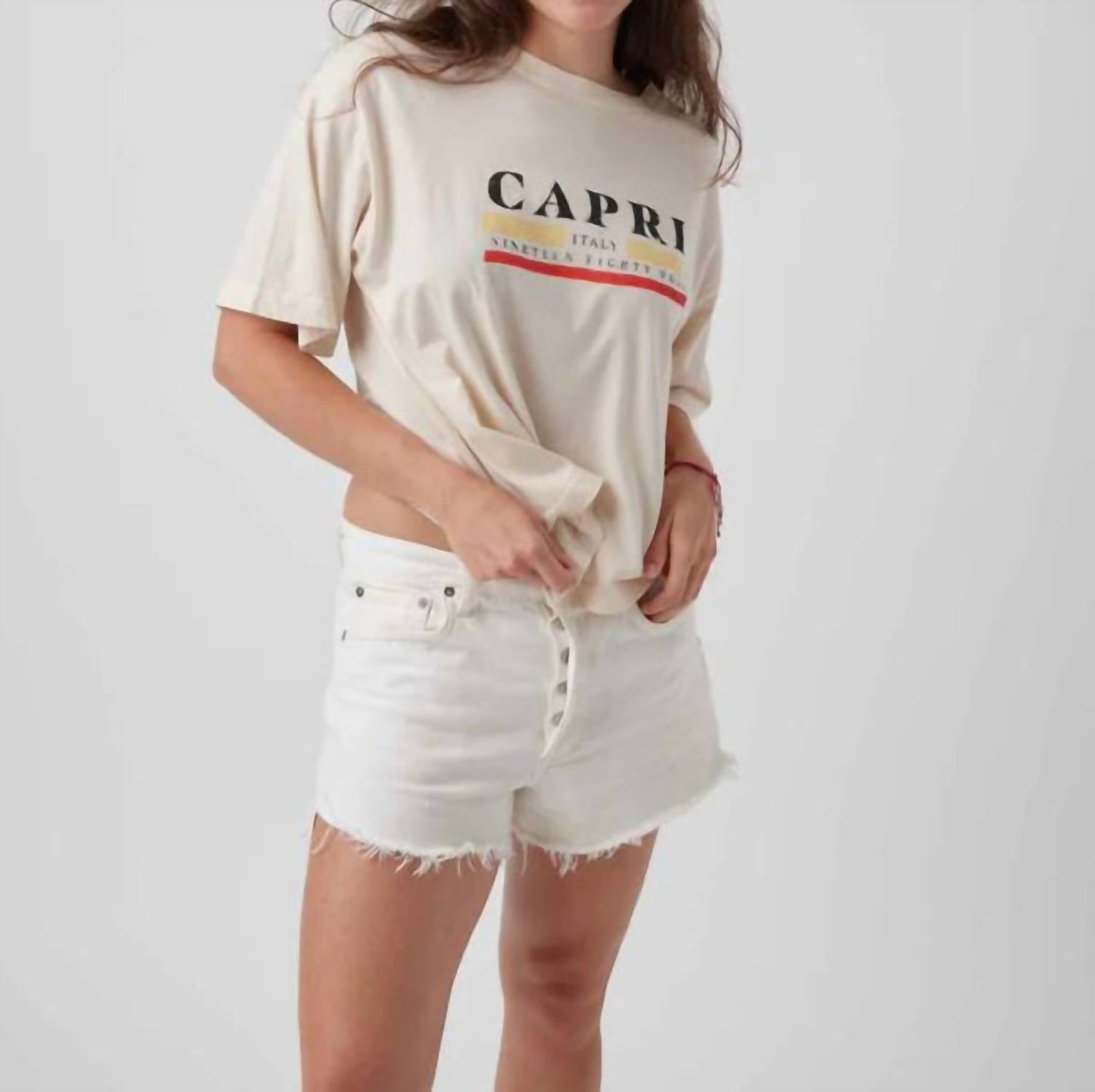 Damen Capri Boyfriend T-Shirt