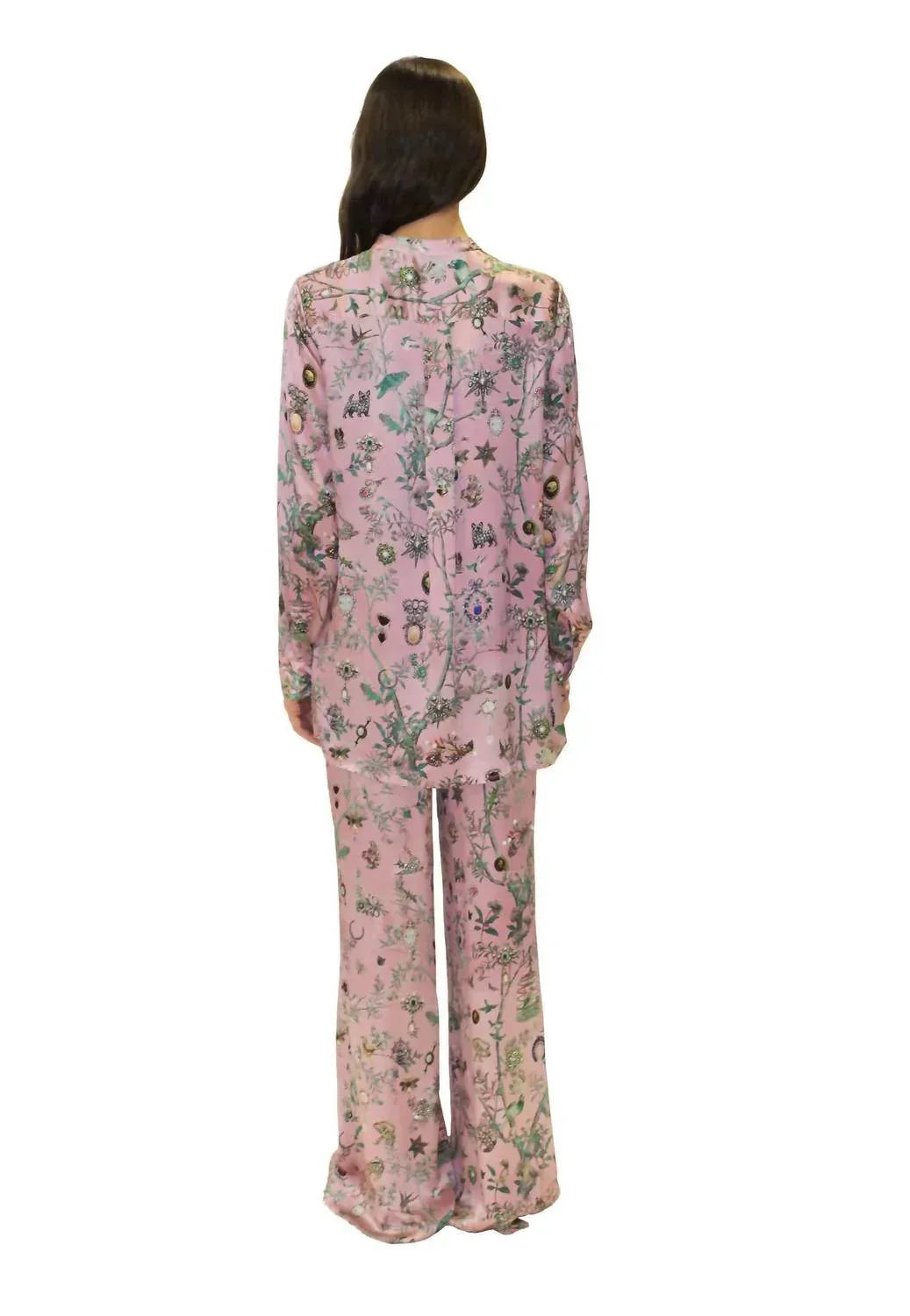 Pauline De Rothchild Seidentunika Bluse
