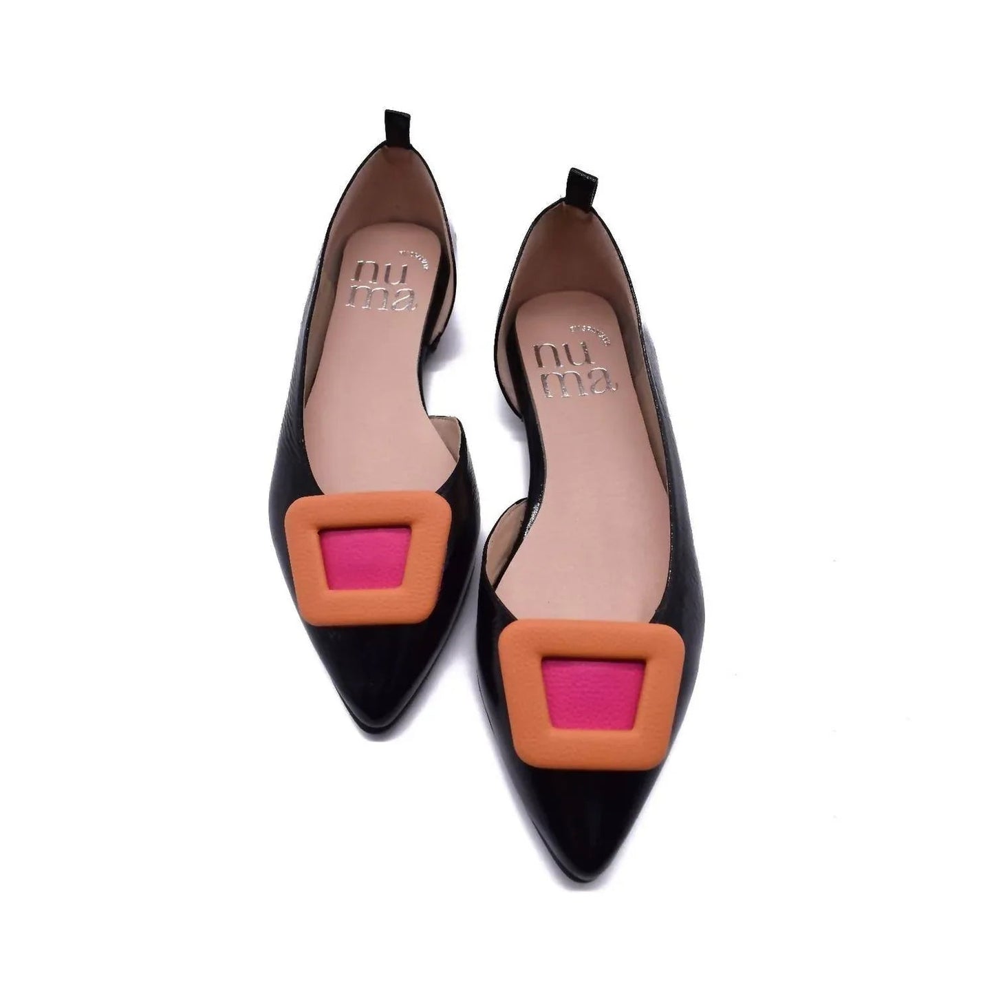 Patent Leather Ballet Flat Shoes