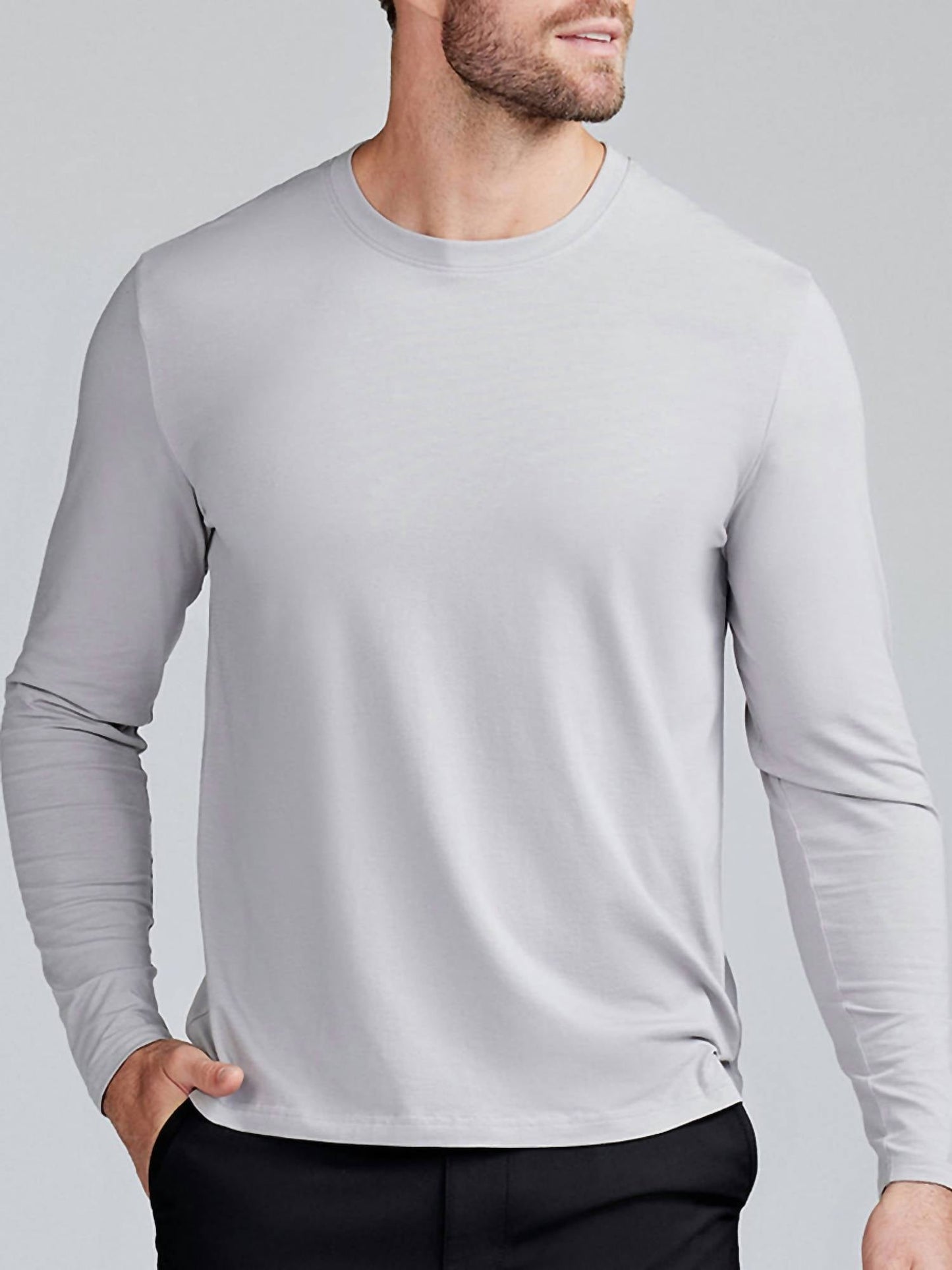 Pimaluxe Langarm-T-Shirt