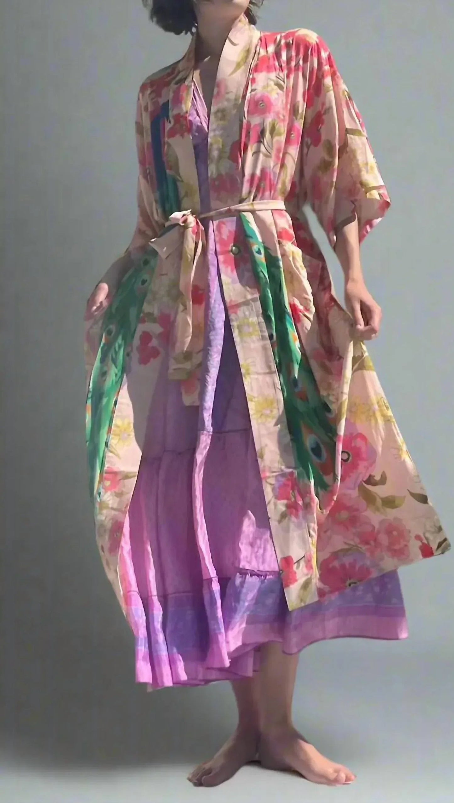 Kimono Pfauengarten