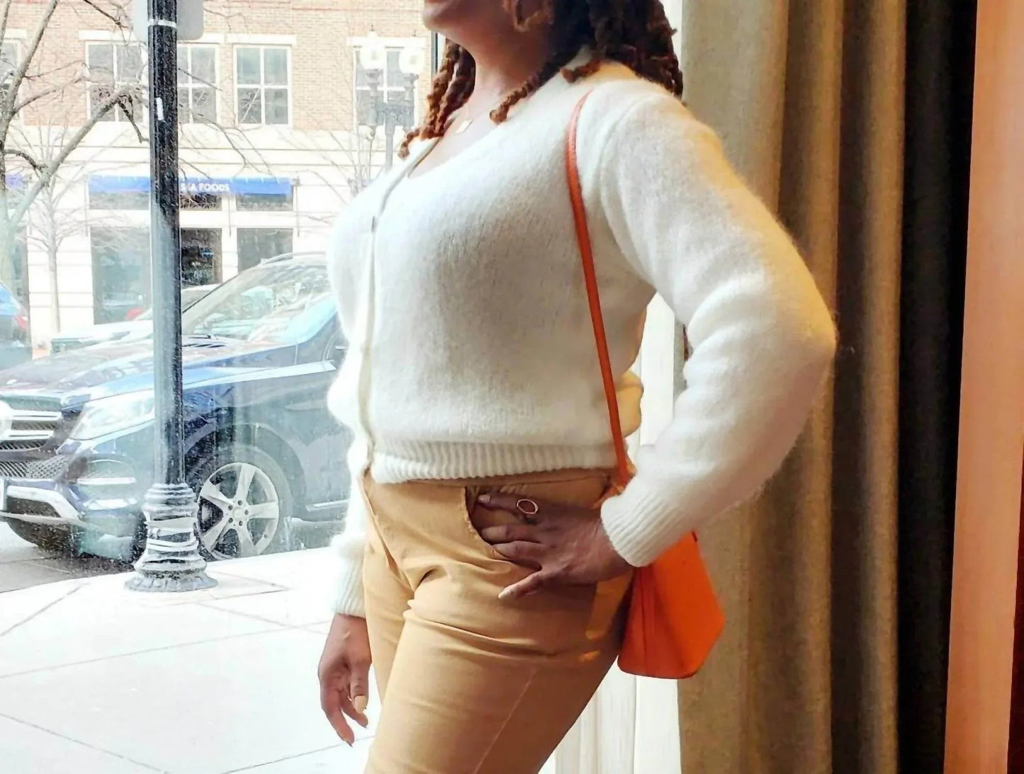 Winter Cloud Soft Mohair Cardigan Top