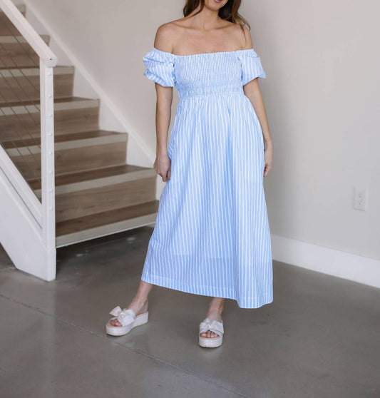 Hailey schulterfreies Kleid