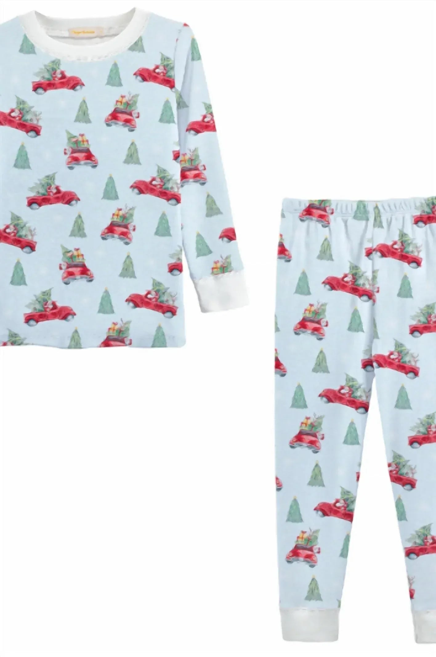 Jungen Pyjama-Set mit "Santa Is Coming"-Aufdruck