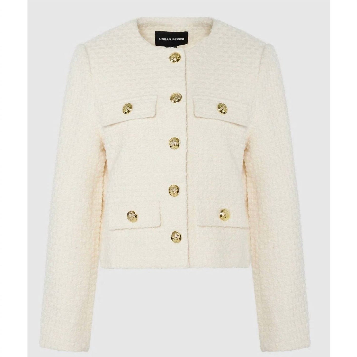 Tweedjacke mit mehreren Taschen