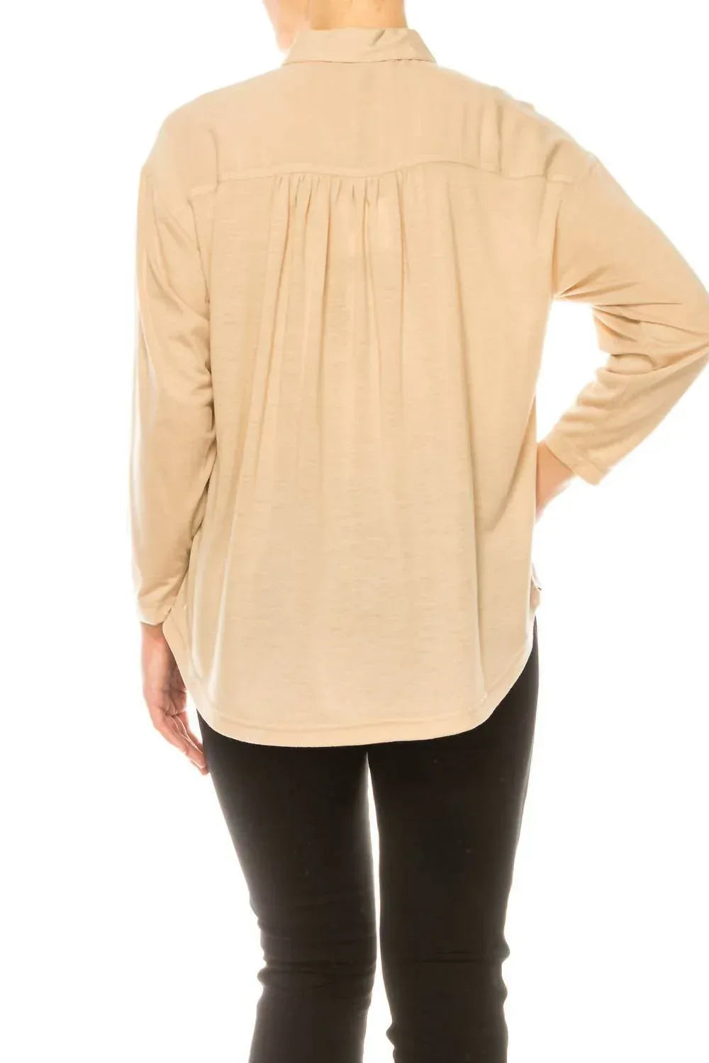 Langarmshirt aus Doppelgewebe